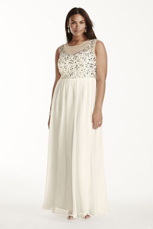 Plus Size Chiffon Dresses